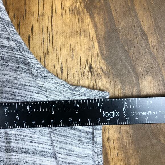 Anthropologie Dolan Womens Shirt Gray Tank Top Heathered Stretch Medium - Picture 6 of 10